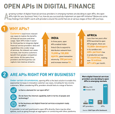 APIs in Digital Finance infographic